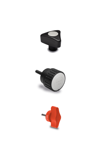 Torque limiting knobs